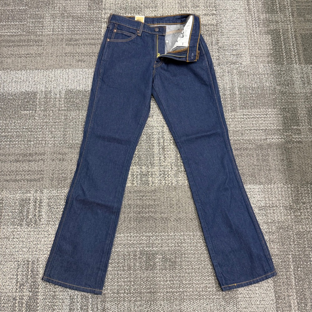 Levi's 537 Western Bootcut Jeans Mens 30x34 Dark Wash blue denim cowboy